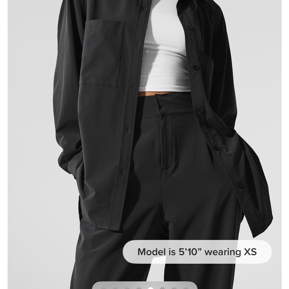 ALO black button up
